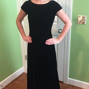 Black Velvet Gown